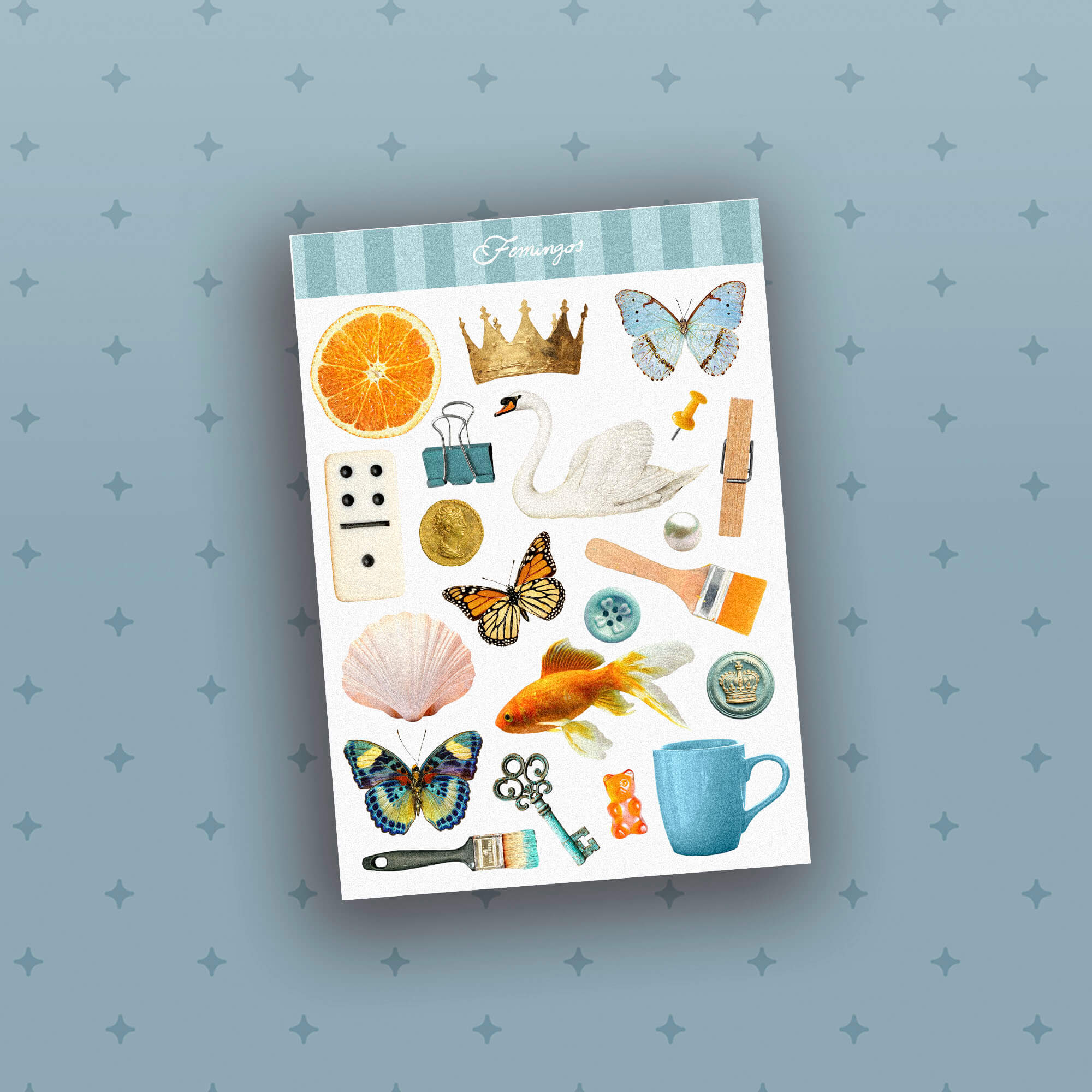 Adesivos Harmonia Azul (Digital)