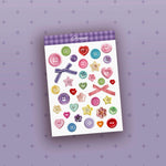 Adesivos Enfeite Roxo (Digital)