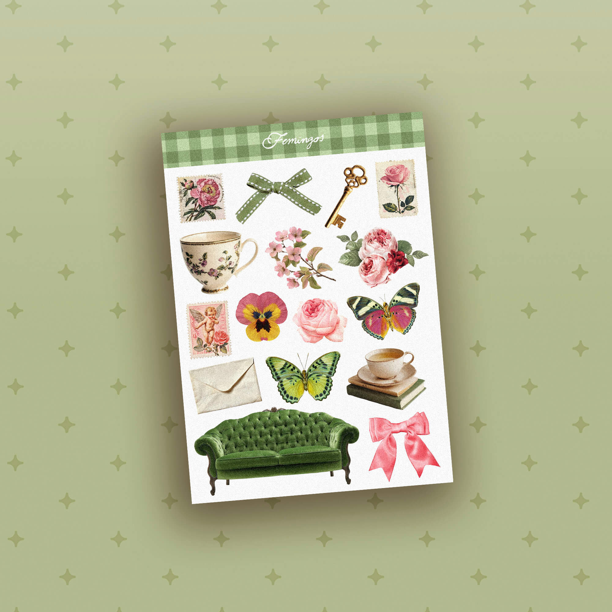 Adesivos Aconchego Verde (Digital)