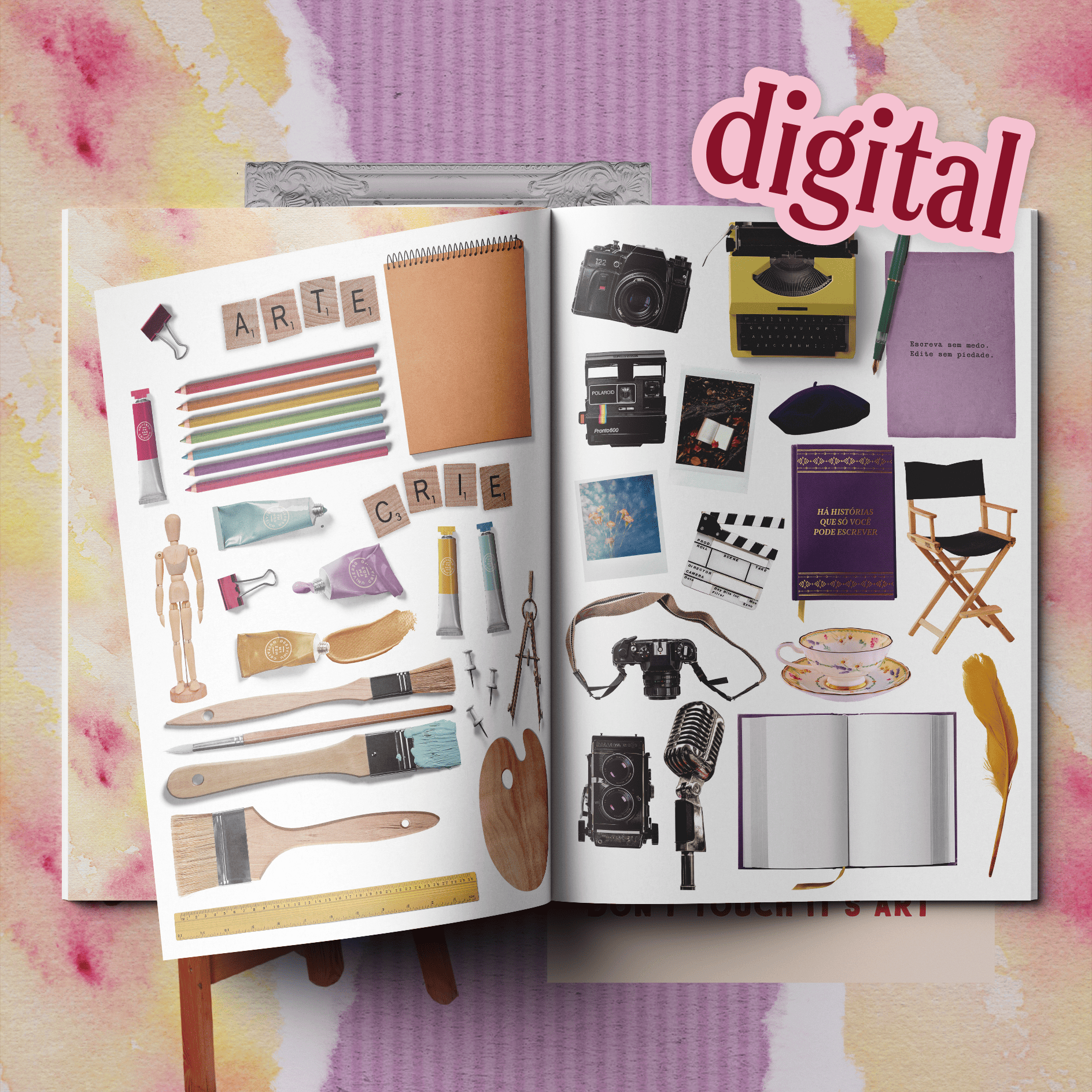 Kit 4 Livros de Recortes (Digital)