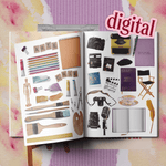 Kit 4 Livros de Recortes (Digital)