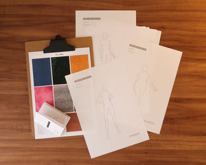 Kit para desenho de Moda - Femingos Empório Criativo