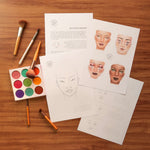Kit Face Charts Maquiagem - Digital